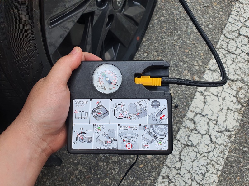 장마철 타이어 공기압