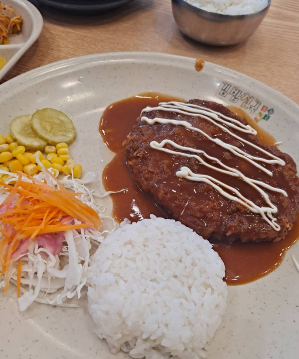 김밥천국 돈까스