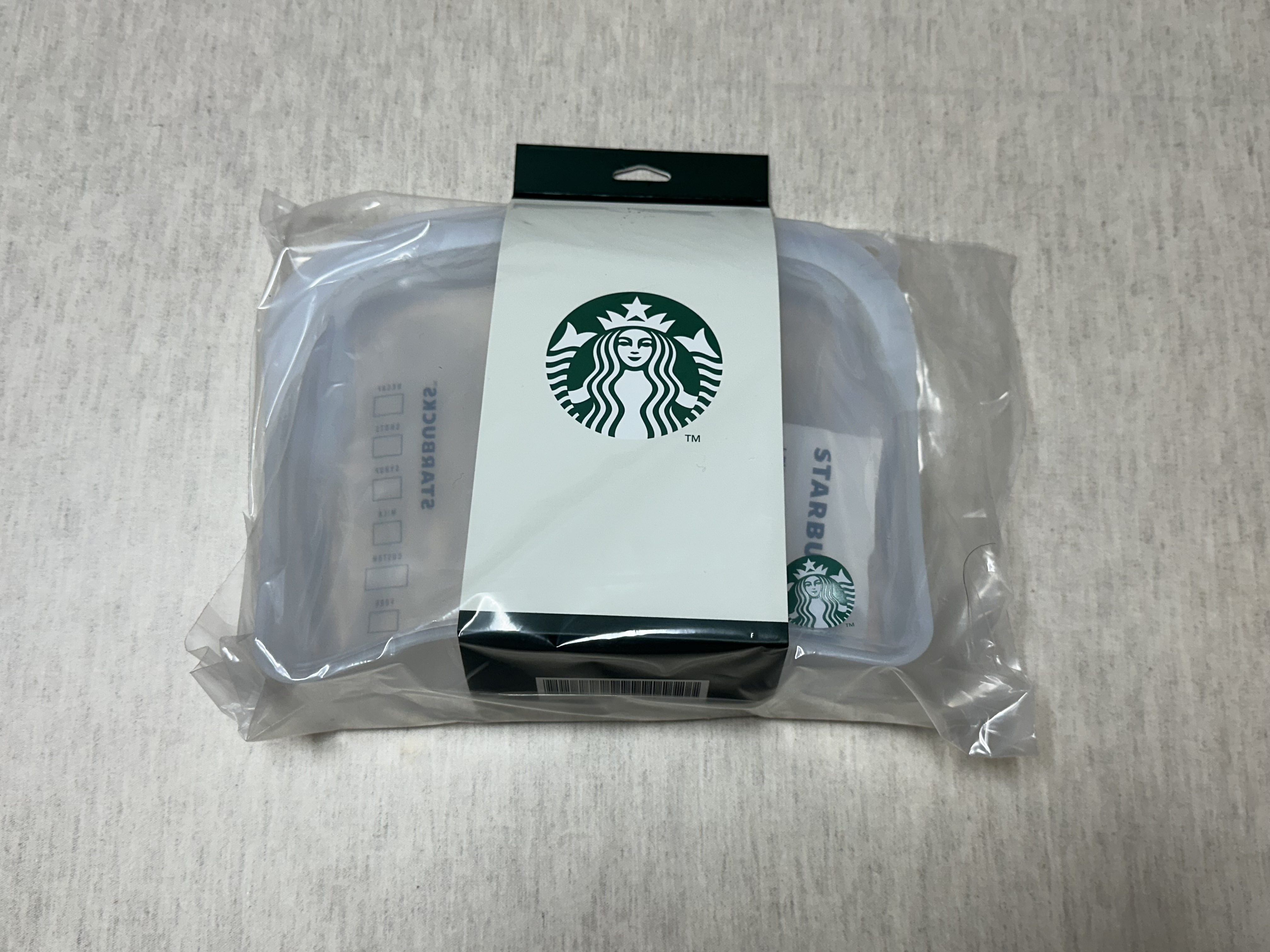 스타벅스 실리콘 푸드백 앞면 모습