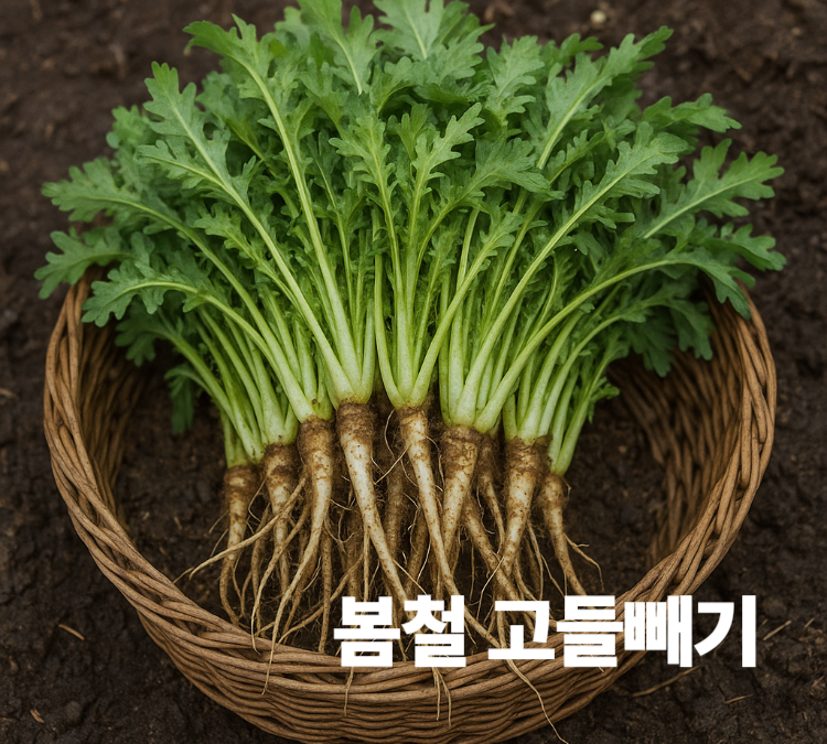 면역력강화 독소배출 부종제거 골격형성 봄철 고들빼기 효능 영양