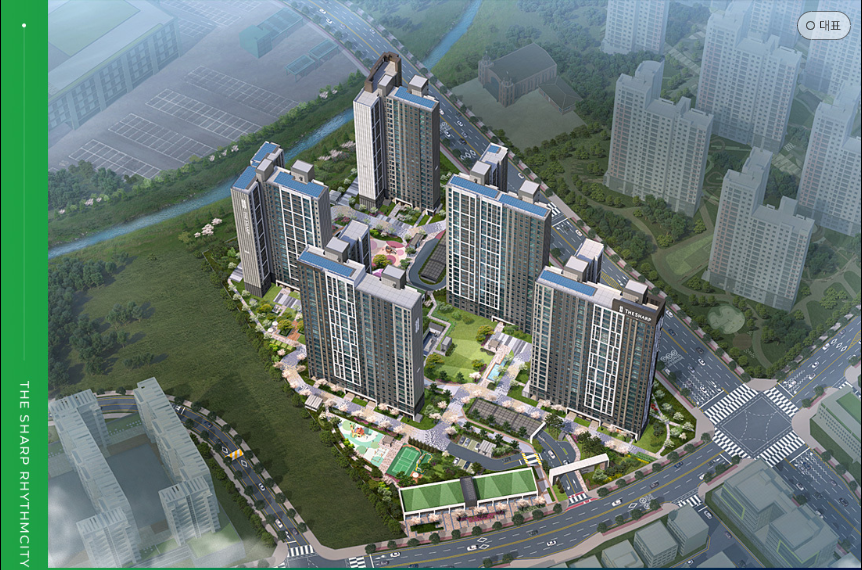 의정부 더샾 리듬시티 - 조감도