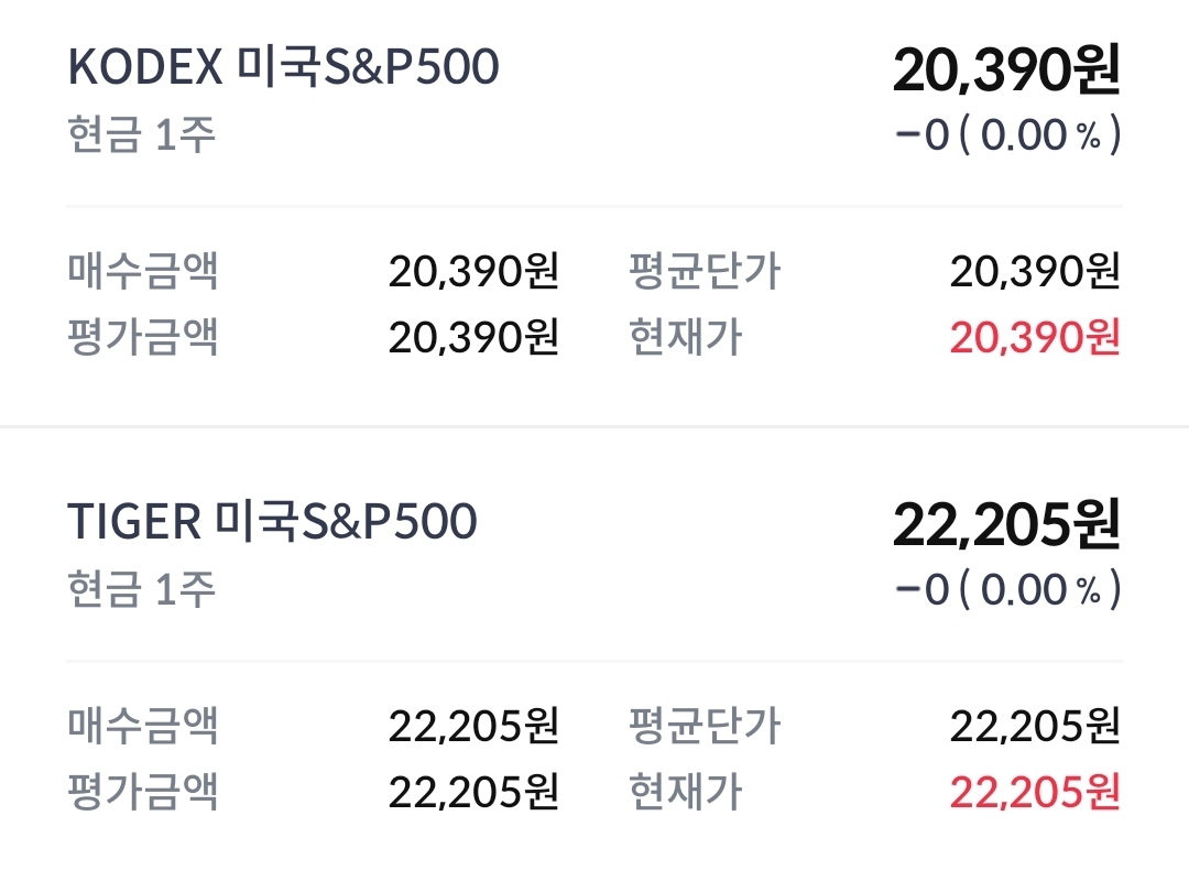 미국S&amp;P 500 ETF에 대한 설명
