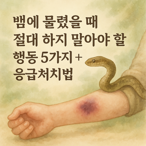 봄철-뱀-출몰