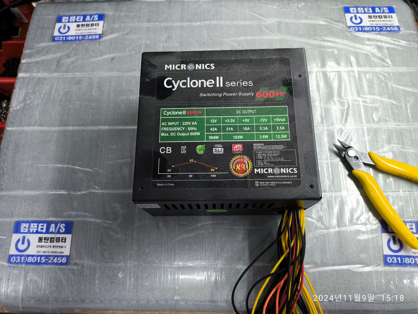 마이크로닉스 사이클론II 600W