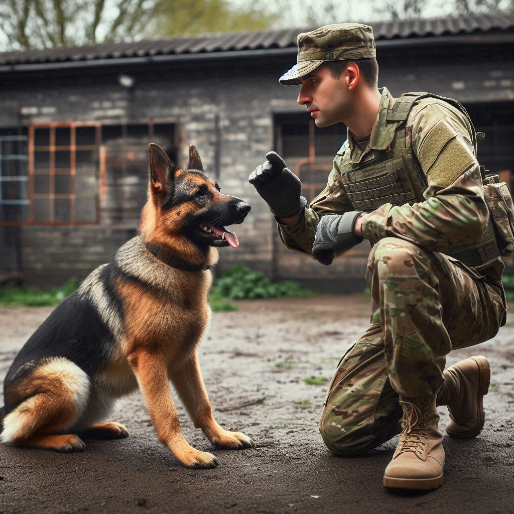 군견 훈련사(Military Dog Trainer) : 군사 작전을 돕는 사역견 전문가