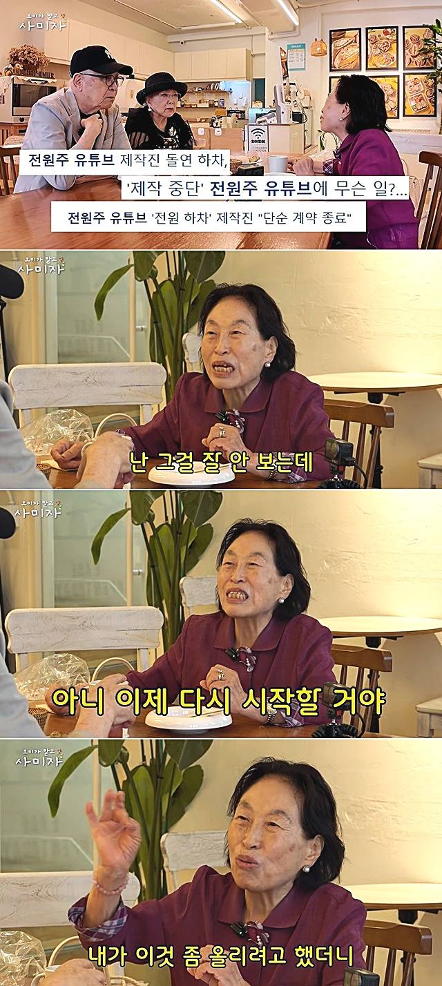배우-전원주-유튜브