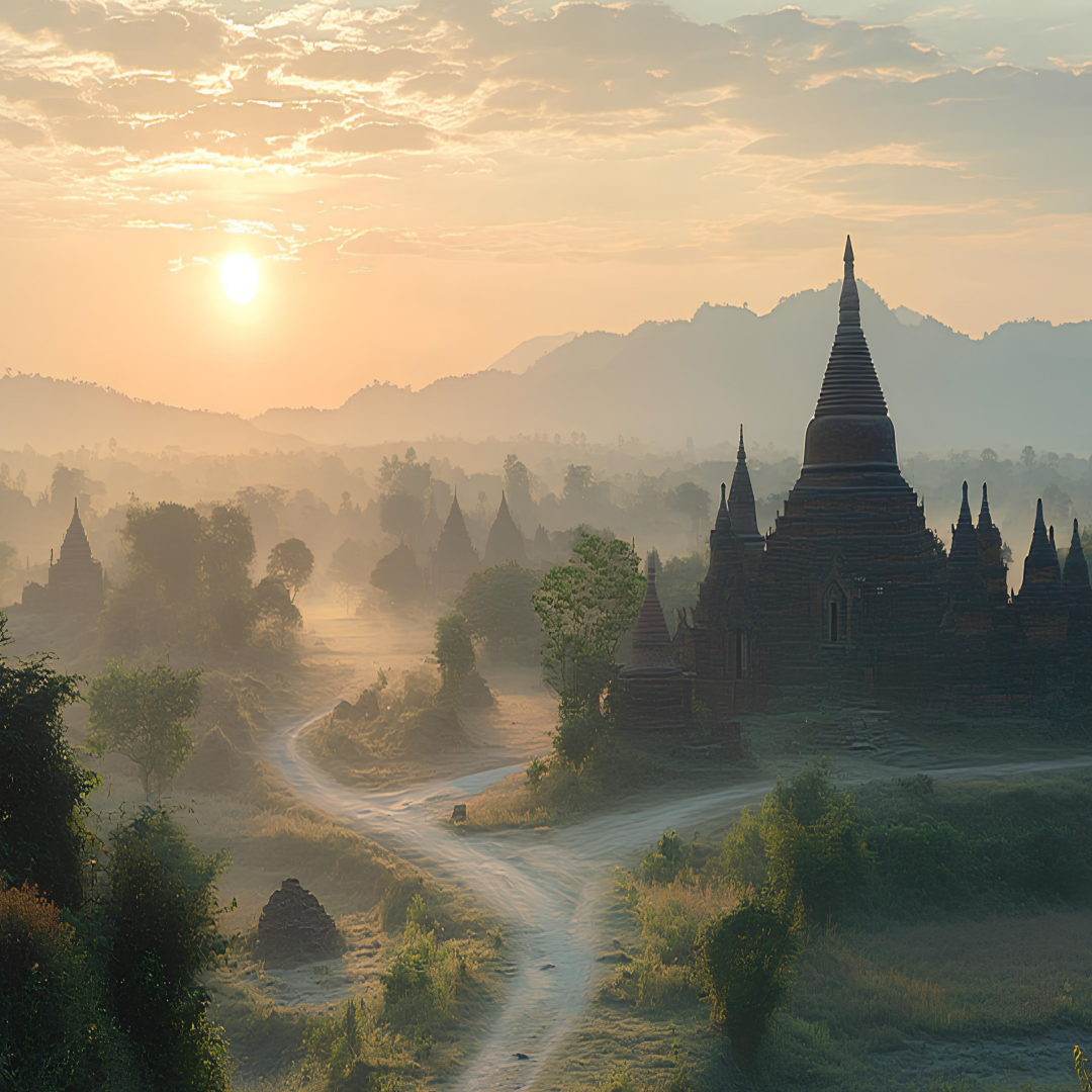 미얀마 바간 여행 관련 사진