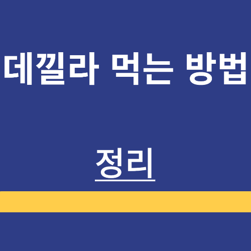 데낄라 ❘ 소개 ❘ 종류 ❘ 특징 ❘ 먹는 방법 ❘ 정리