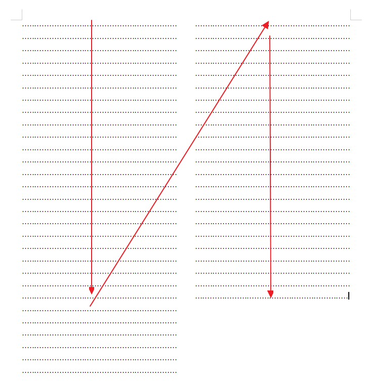 한글 일반 다단
