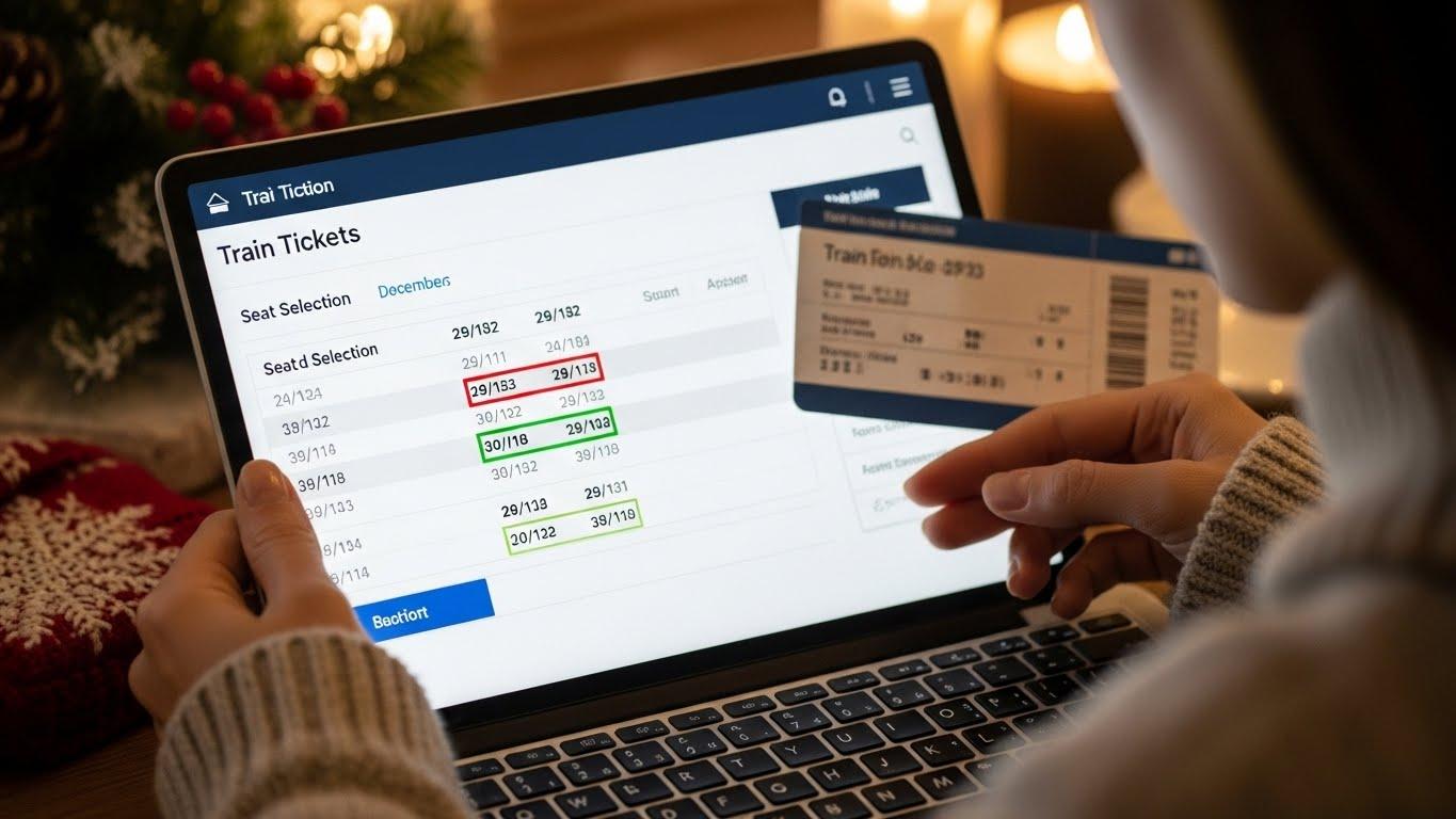 연말 기차표 예매