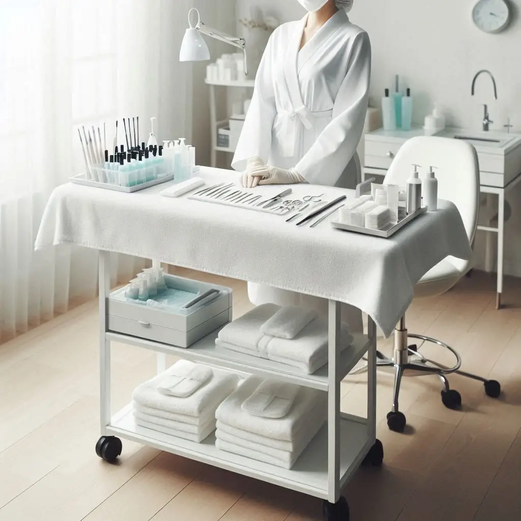 피부,체형관리 샵 배경