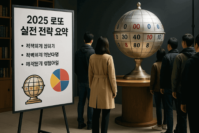 2025 로또 실전 전략 요약 이미지