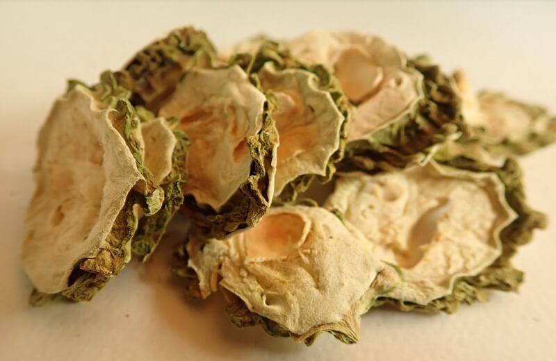 잘-말린-여주-조각