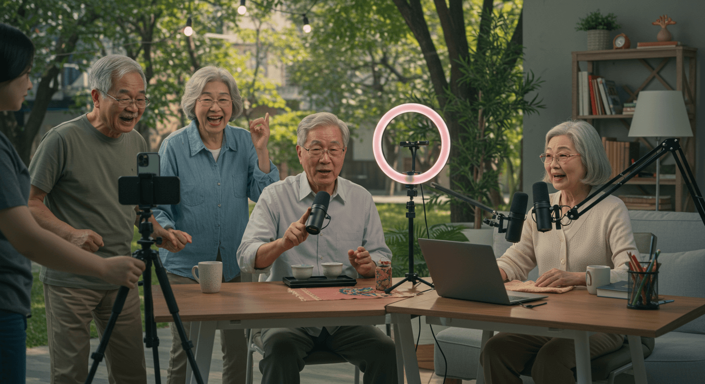 실버 세대의 sns 활용