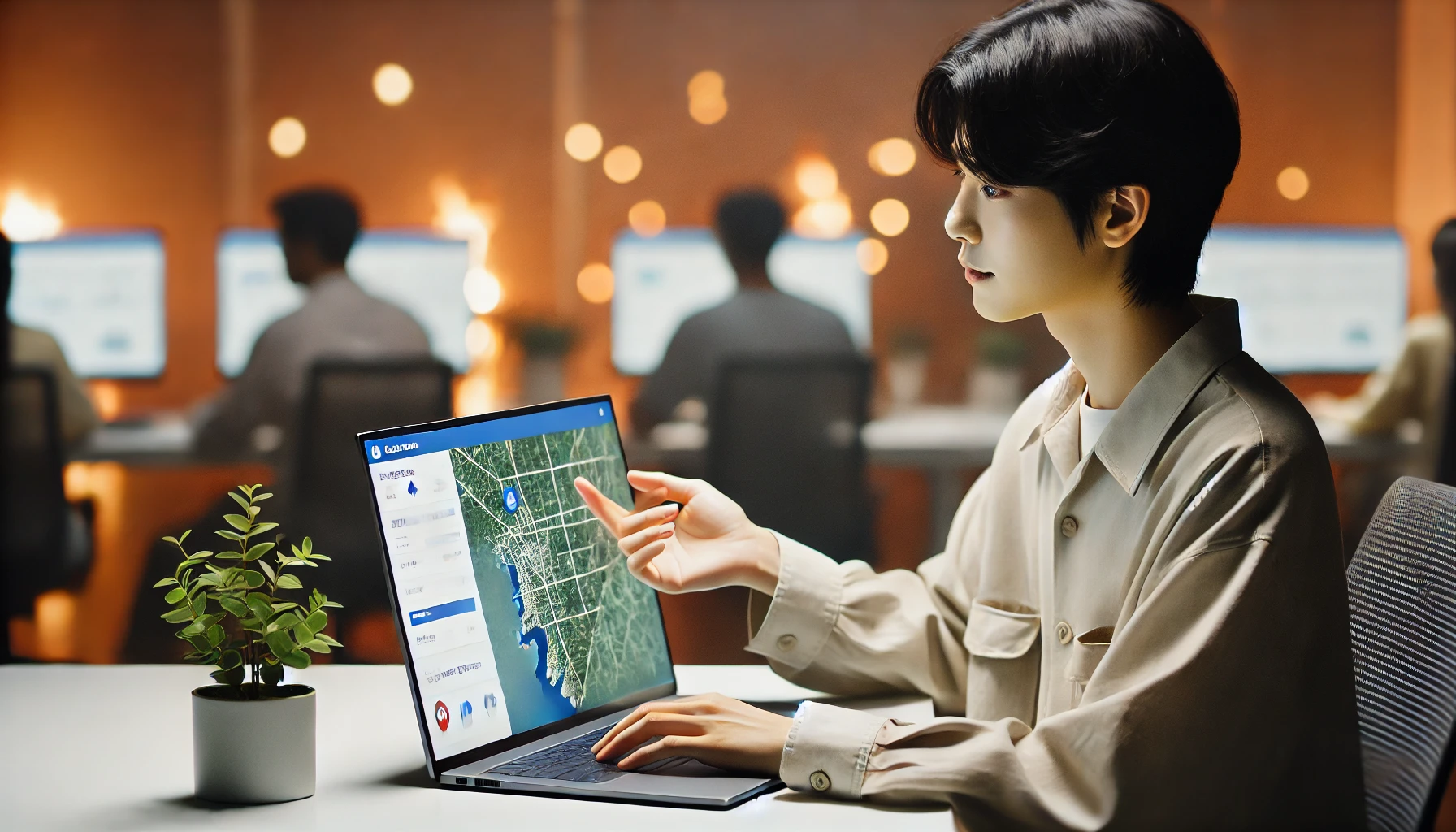 산불대피소 지도 관련 사진