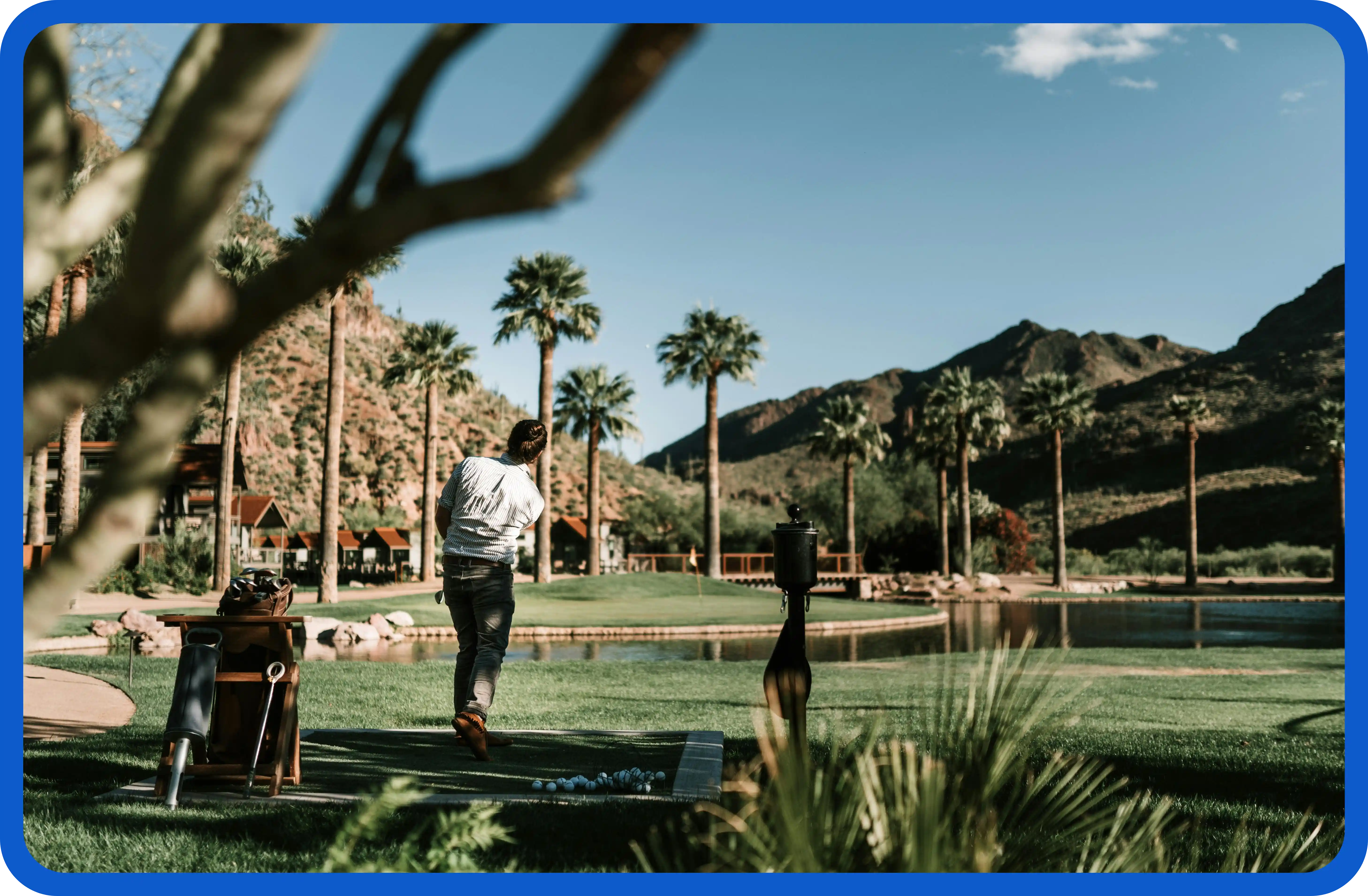 경기 전 준비부터 홀아웃까지