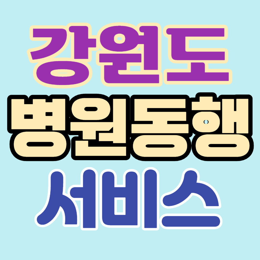 춘천시, 동해시, 횡성군에서 병원동행 서비스를 지원합니다.