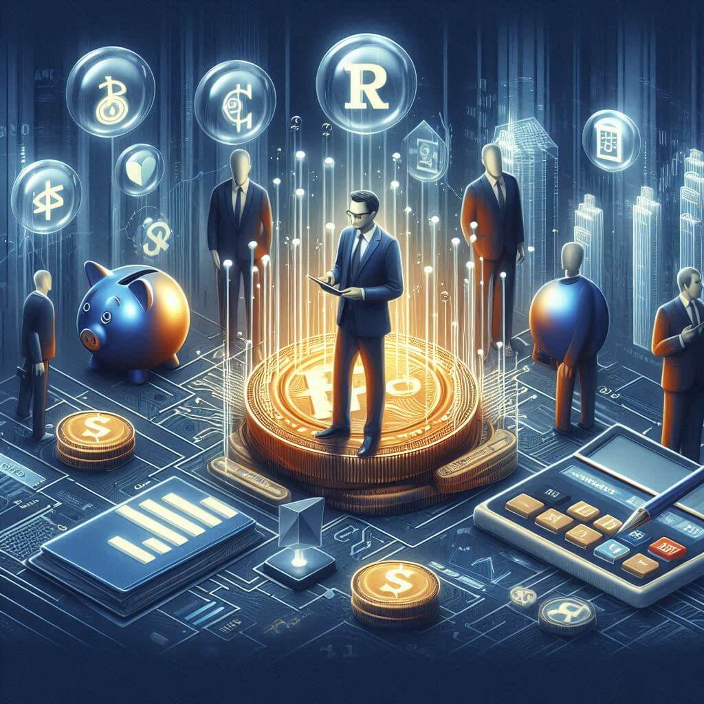 RP 계좌 RP 이자를 분석하고 있는 투자전문가 이미지