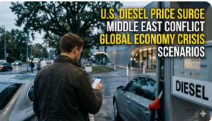 미국 디젤 가격 폭등과 중동 분쟁이 불러온 글로벌 경제 위기 시나리오