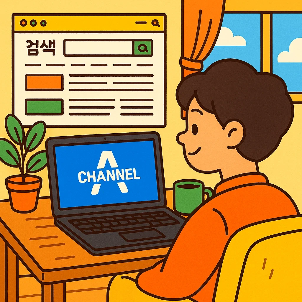 채널A 온에어 시청 방법 (공식 웹사이트)
