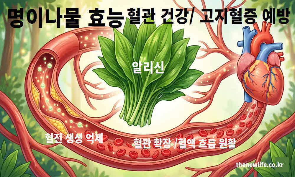 명이나물 효능 혈관 건강 고지혈증 예방