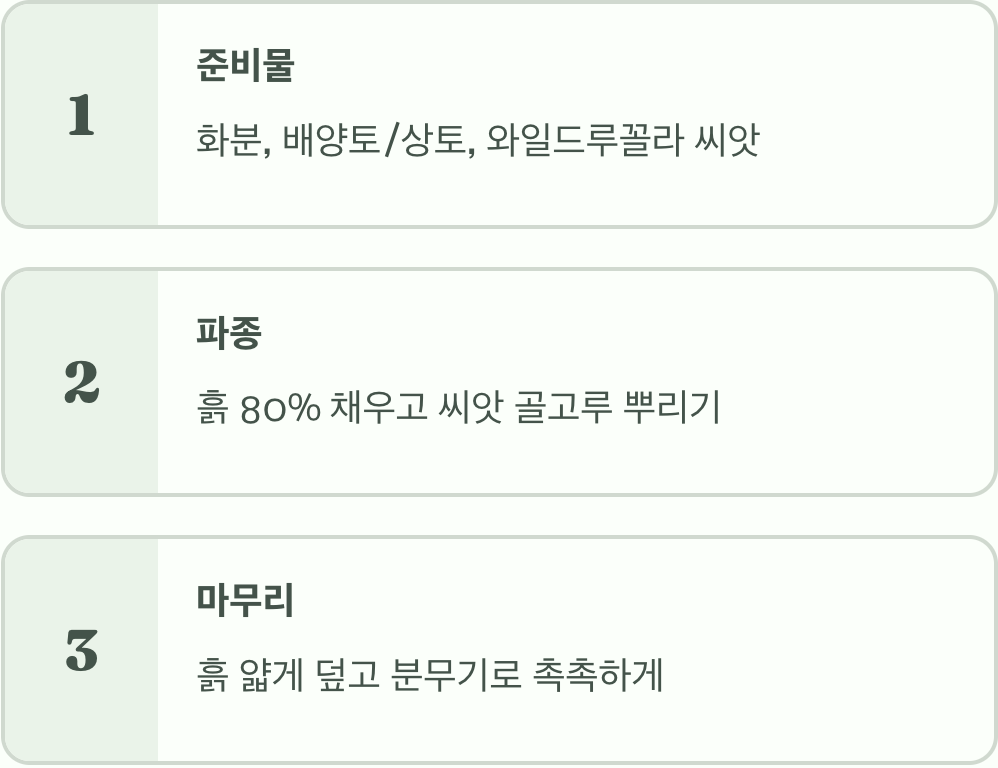 씨앗 심기&amp;#44; 이게 전부라고?