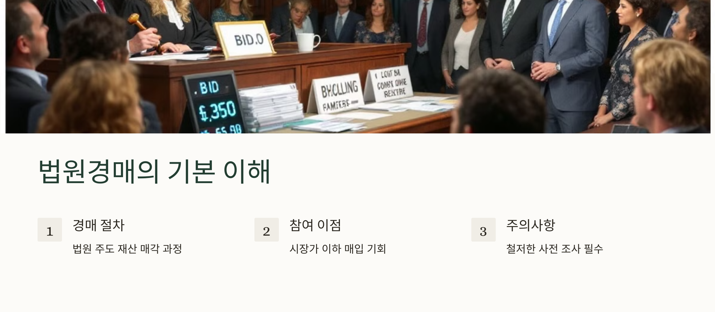 법원경매의 이해