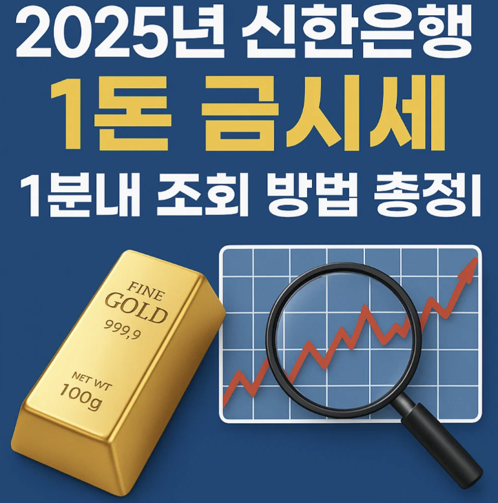 1돈 금시세 1분내 조회 방법 총정리