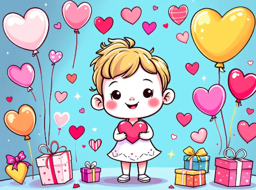 화이트데이-풍선-선물-하트