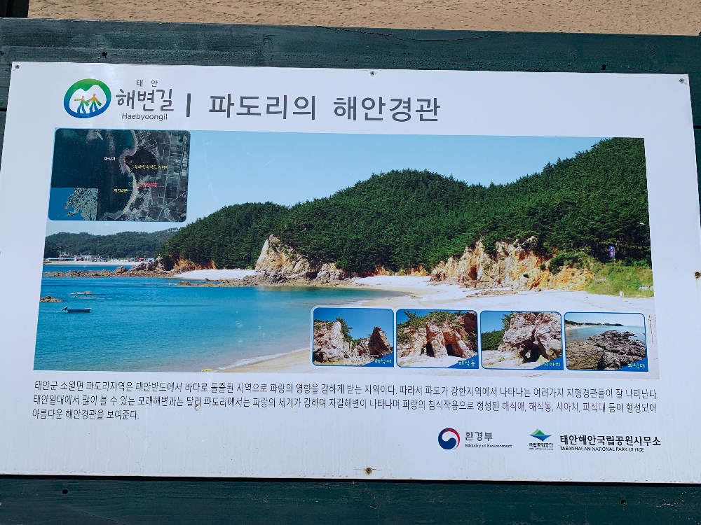 파도리 해안경관 설명