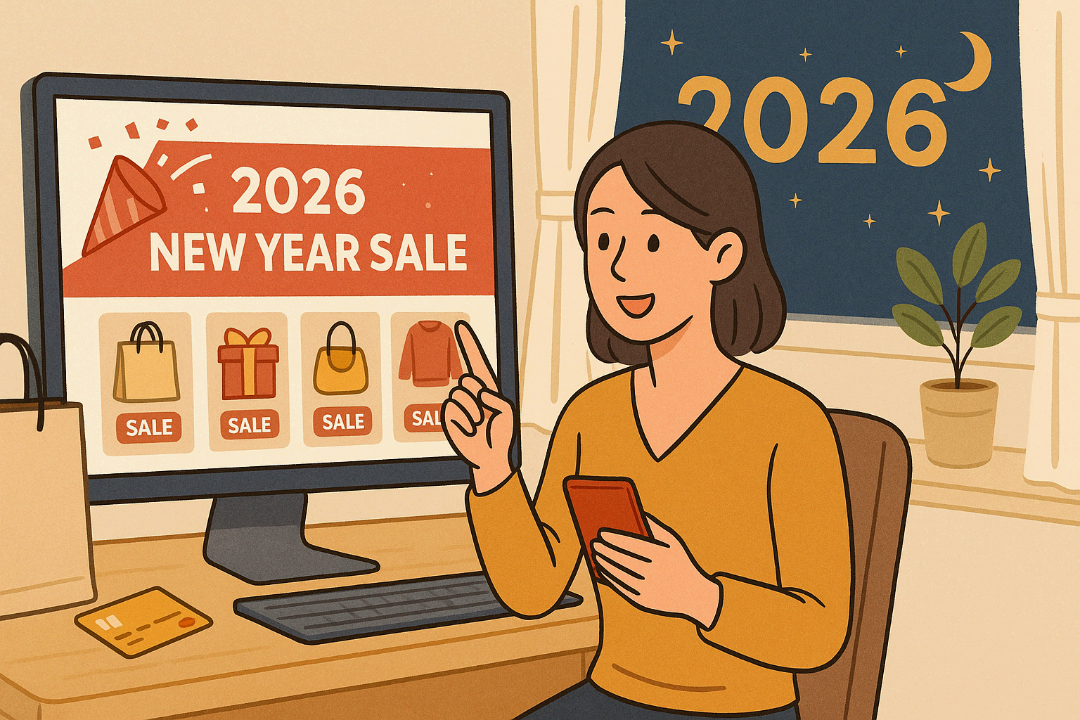 2026 온라인 신년 세일, 이 캘린더대로만 사세요