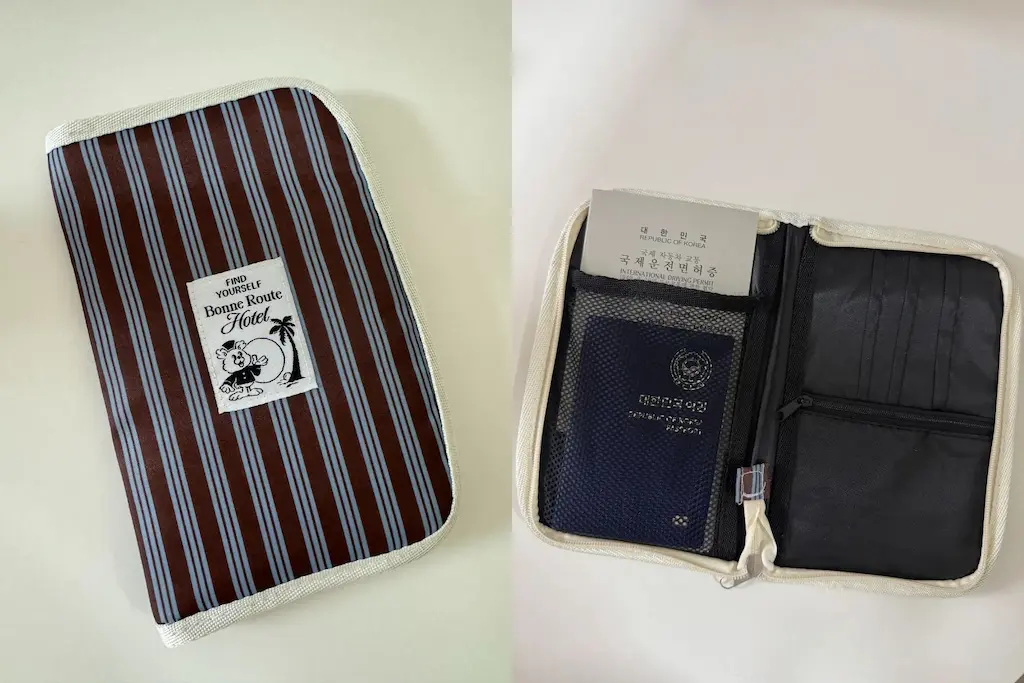 다이소 여권지갑