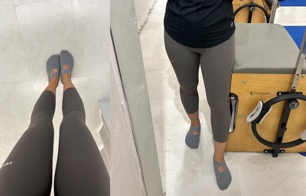 젝스믹스 애쉬무드 레깅스 착용 사진