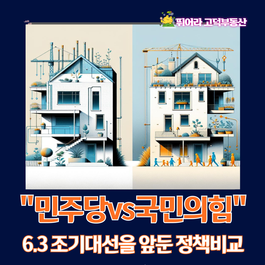 21대 대선을 앞둔 민주당vs국민의힘 부동산정책비교