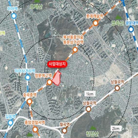 서울 성북구 장위 12구역 공공주택 복합지구 1,386세대 29년 착공