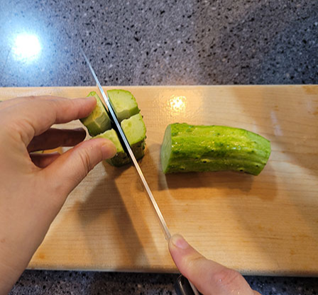 오이소박이 칼집