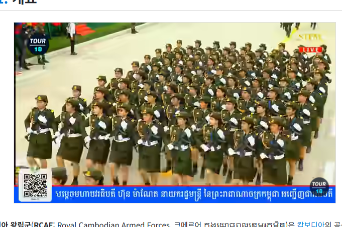 캄보디아 군사력 알아보기