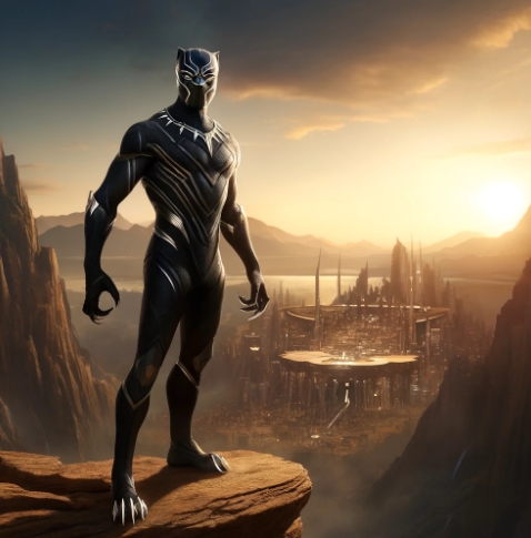 주인공인 블랙 팬서