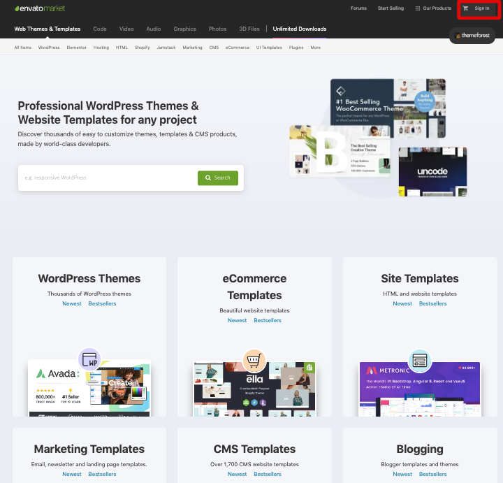 테마포레스트 로그인