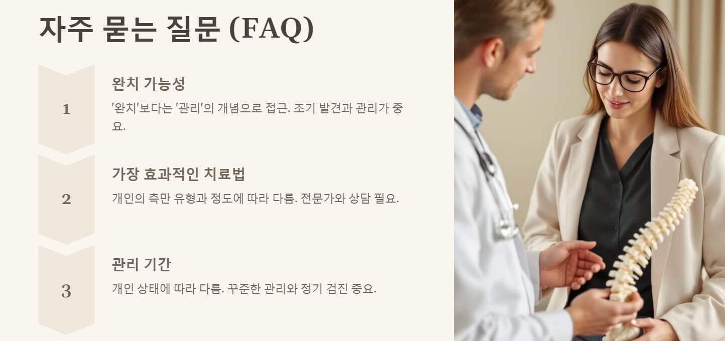 척추 측만증 증상 치료법