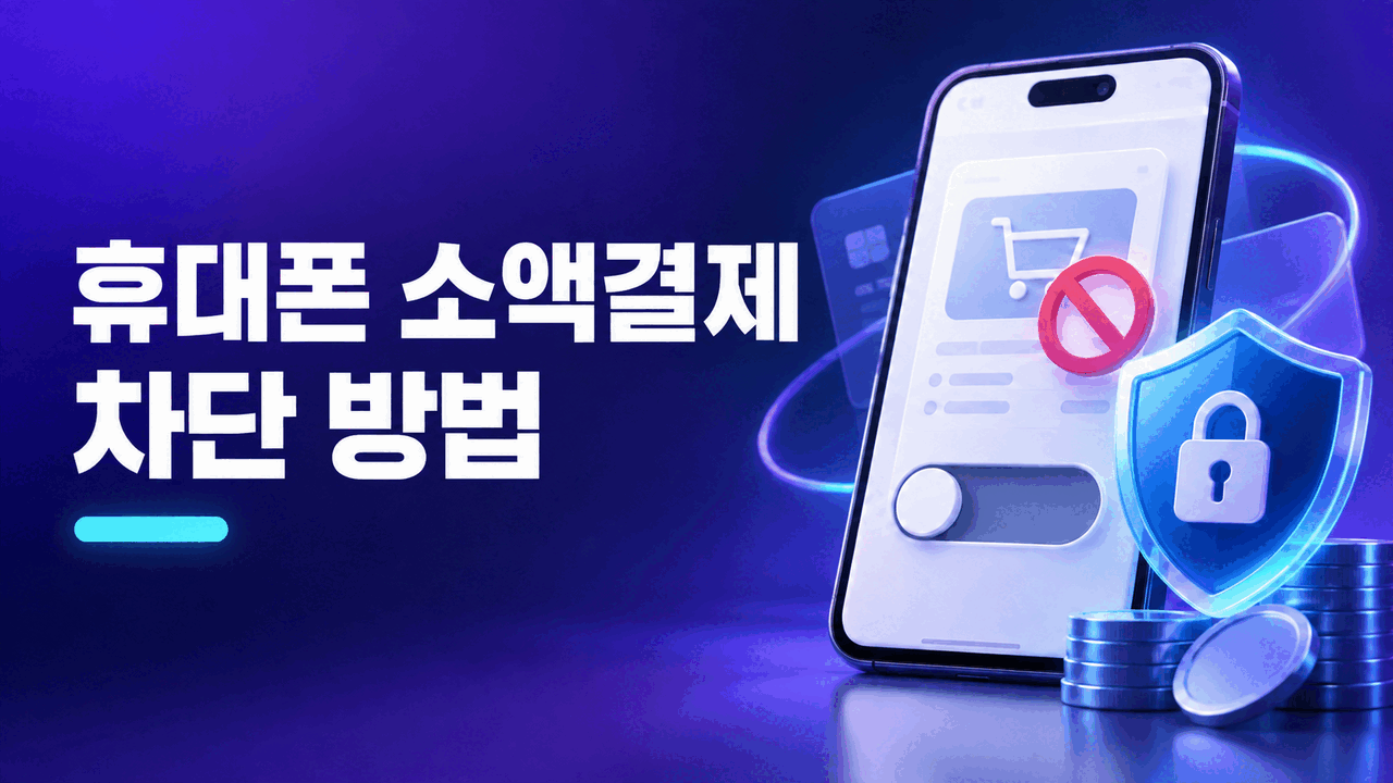 휴대폰 소액결제 차단 방법 ❘ SKT&middot;KT&middot;LG U+ 한도 낮추기