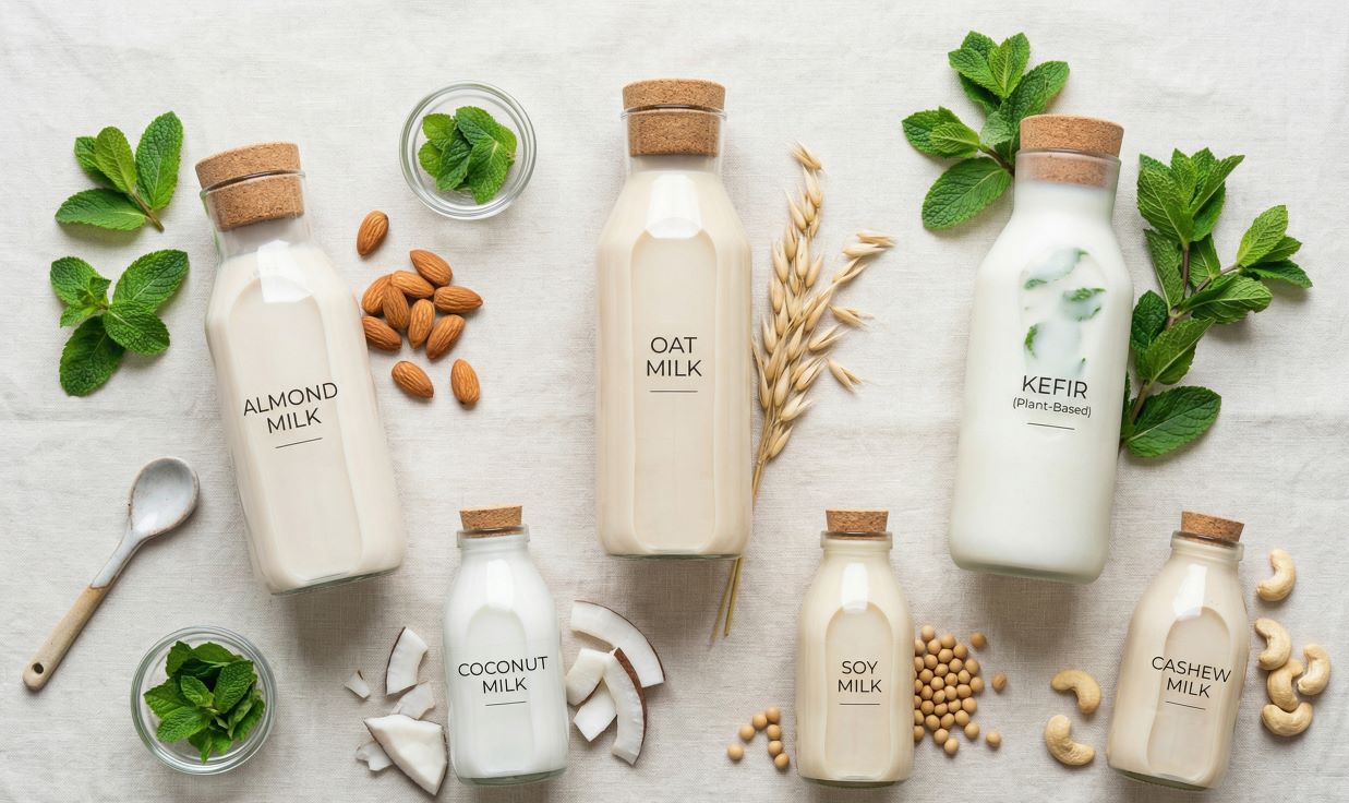 다양하게 진화하는 식물성 밀크
