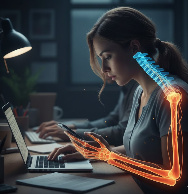 거북목과 손목 터널 증후군,