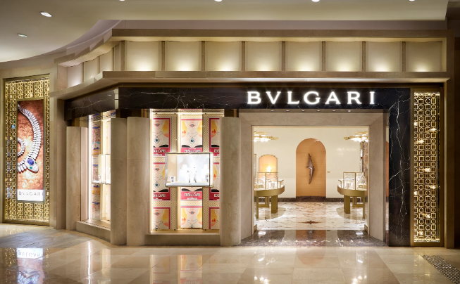 불가리 매장 사진