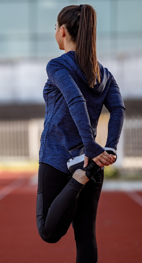 가벼운 스트레칭과 병행하기