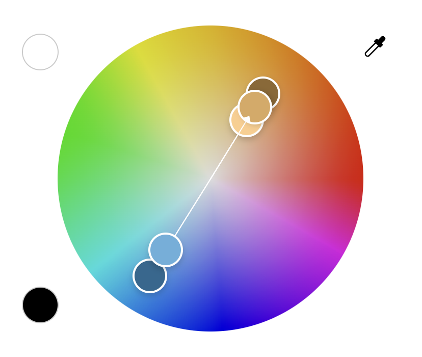피커 직접 이동 시 보색도 자동 변경