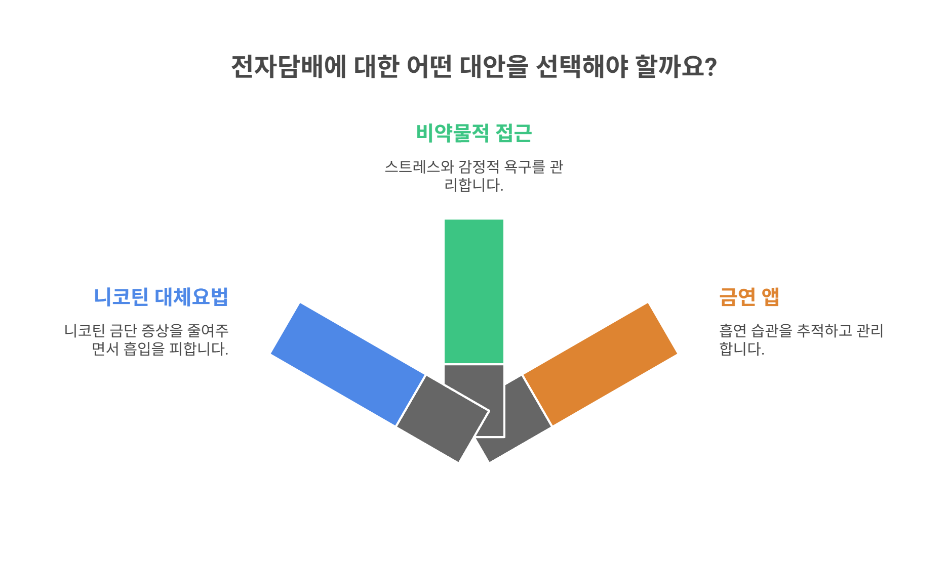 전자담배 대신 선택할 수 있는 대안들