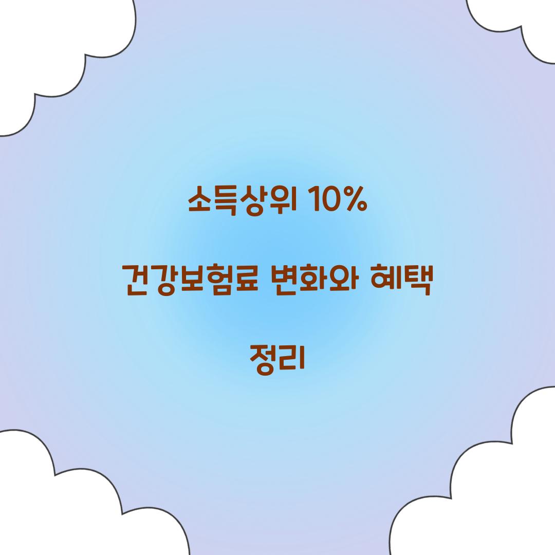 소득상위 10% 건강보험료