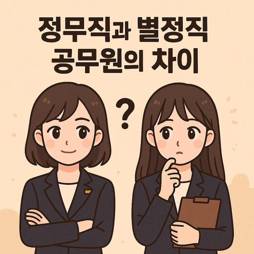 정무직과 별정직 공무원의 차이 총정리