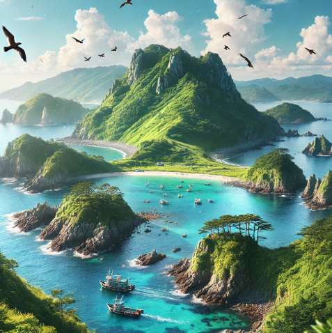 여름 섬 여행지 연화도 사진